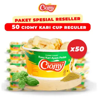 Paket Spesial Reseller Cuanki Kari Cup Reguler 50pcs