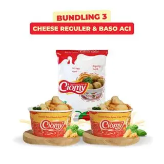 [FG.2.2.1] CIOMY - Bundling 3 Cuanki Pedas Kuah Keju dan Ciomy Sachet Rasa Ayam