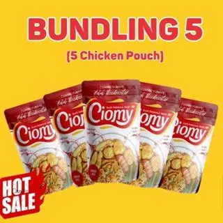 [FG-BUNDLING5SPICYPOUCH-VLA] CIOMY - Paket Bundling 5 Cuanki Chicken Spicy Pouch